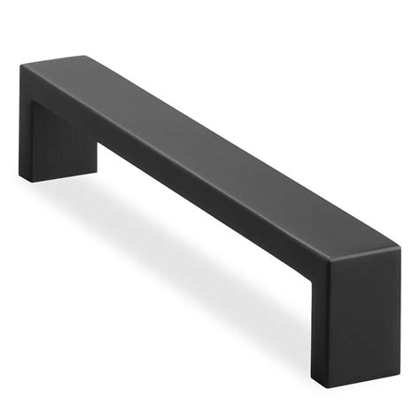 black stainless steel cabinet handles